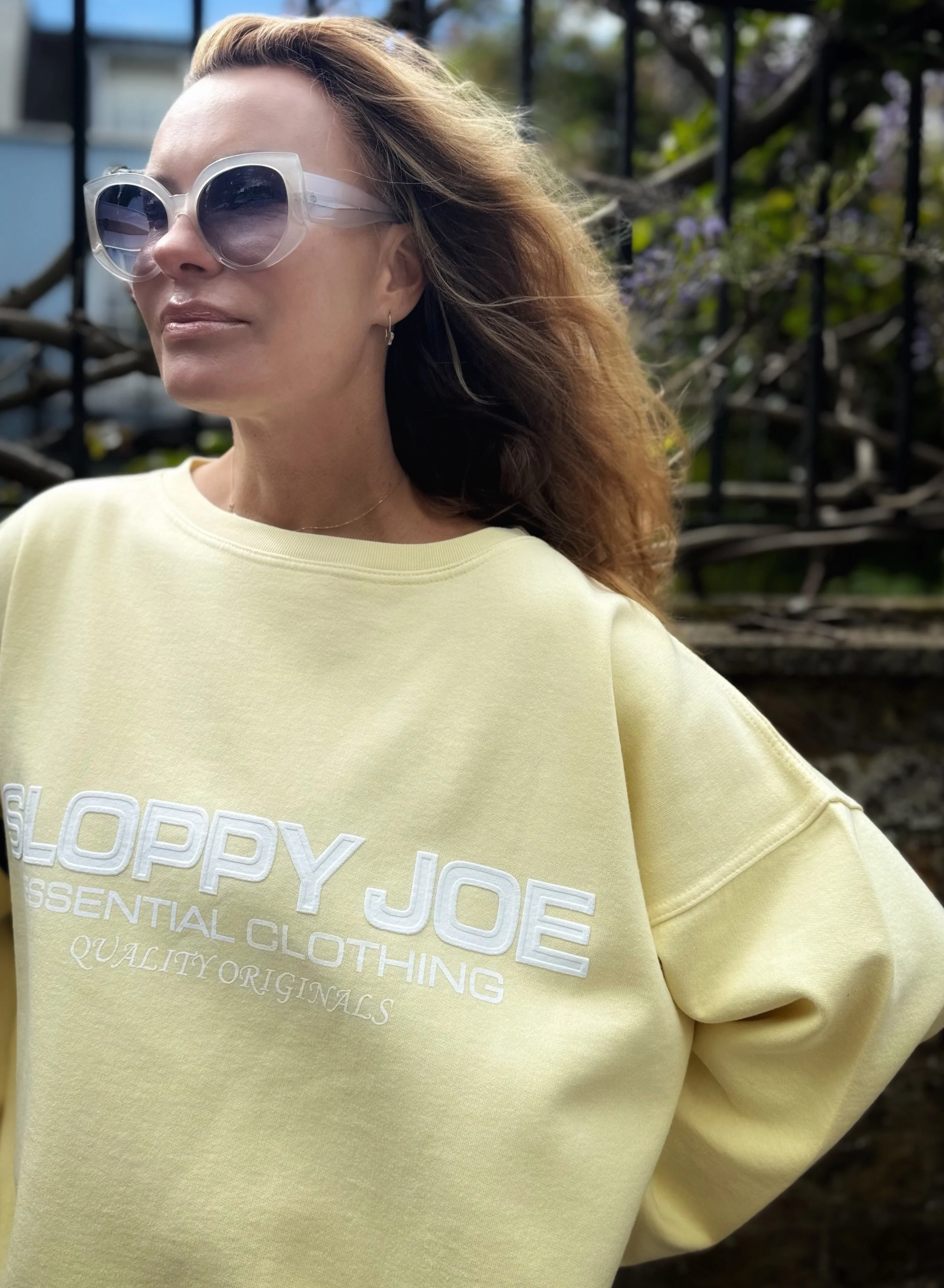 05 CLASSIC SQUARE SWEATSHIRT - Butter Yellow - Image 2