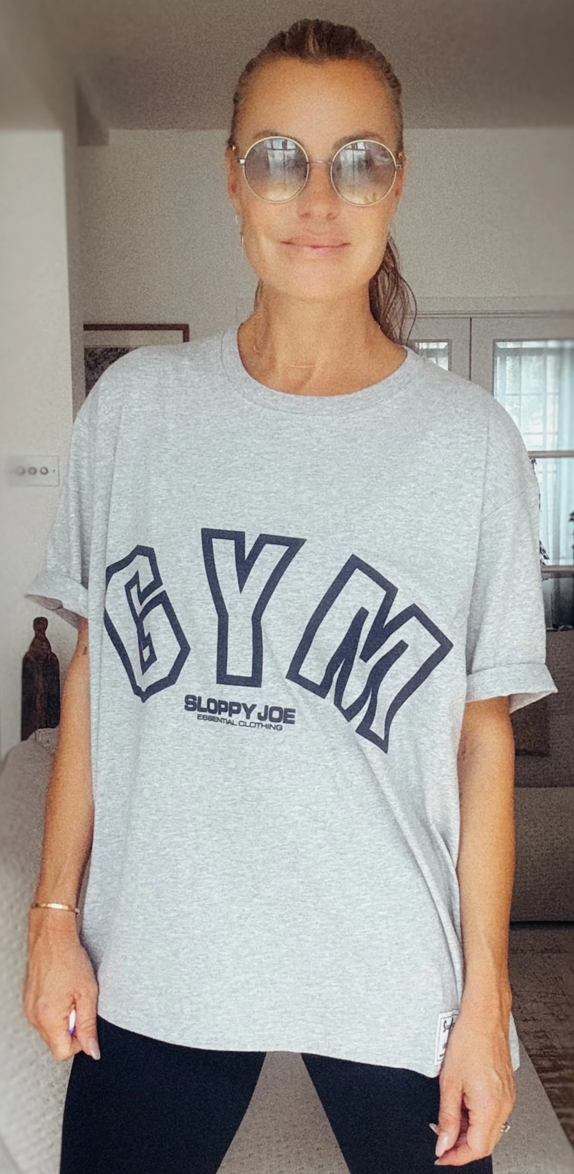 GYM T-shirt - Grey Marl - Image 2