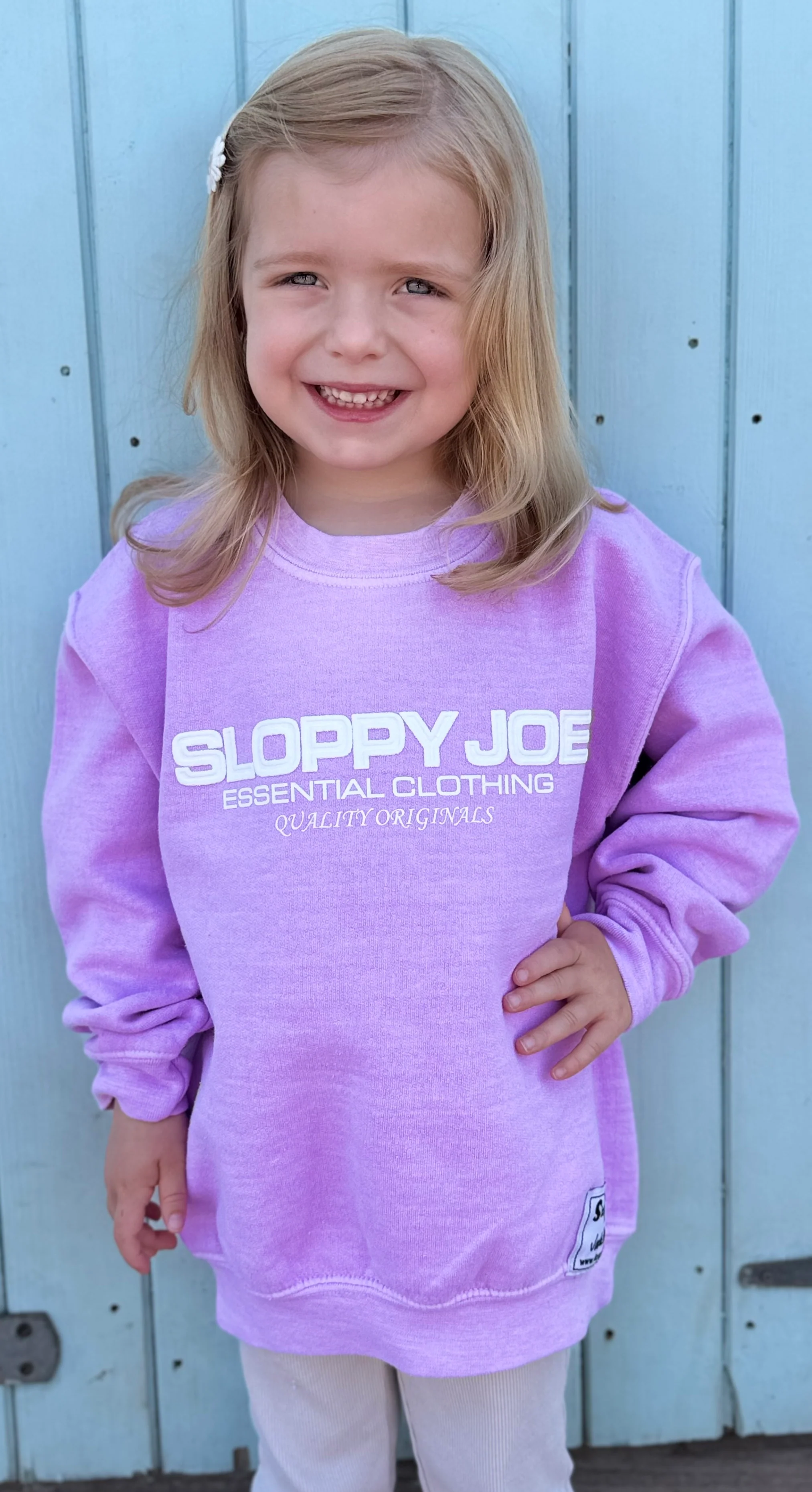 KID'S Oversized Sweatshirt - Raspberry Blush