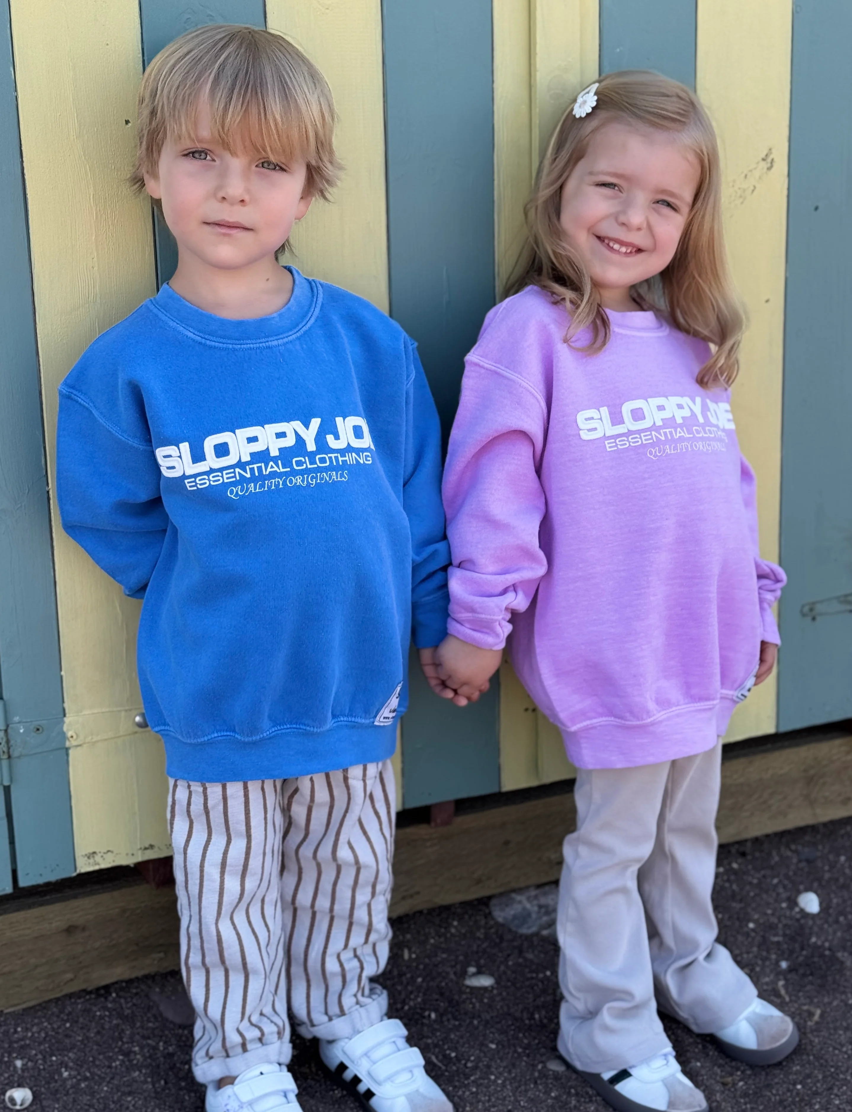KID'S Oversized Sweatshirt - Raspberry Blush - Image 2