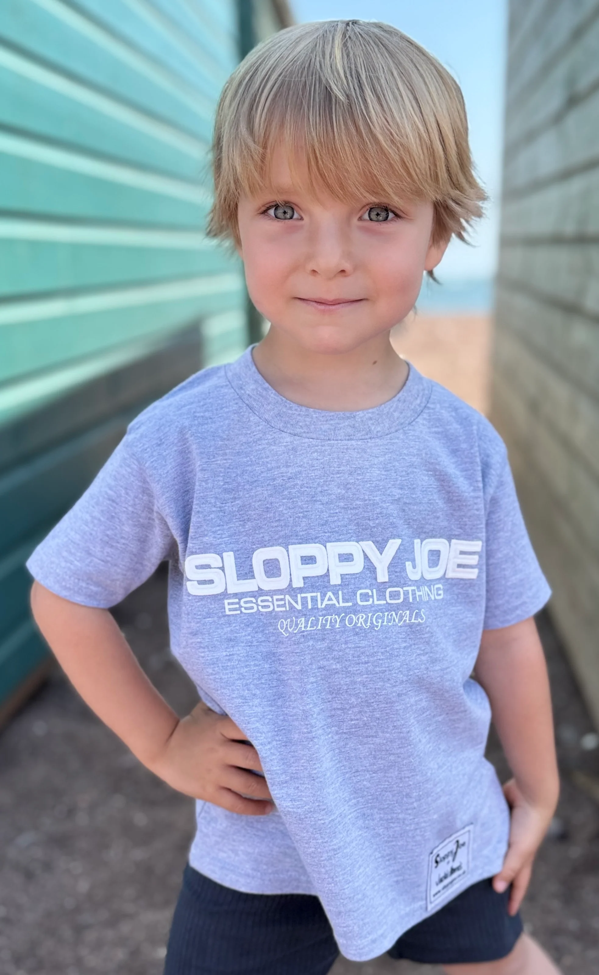 KID'S ORGANIC T-SHIRT- Grey Marl